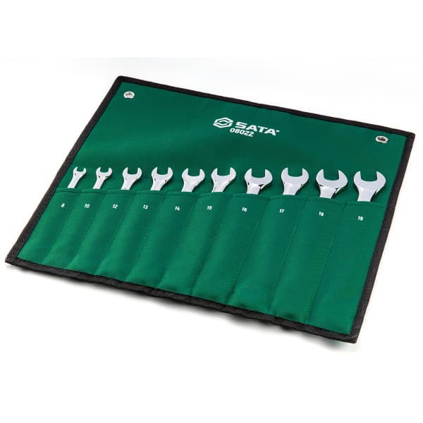 Bộ Cờ Lê Vòng Miệng 10 Chi Tiết Sata 08022