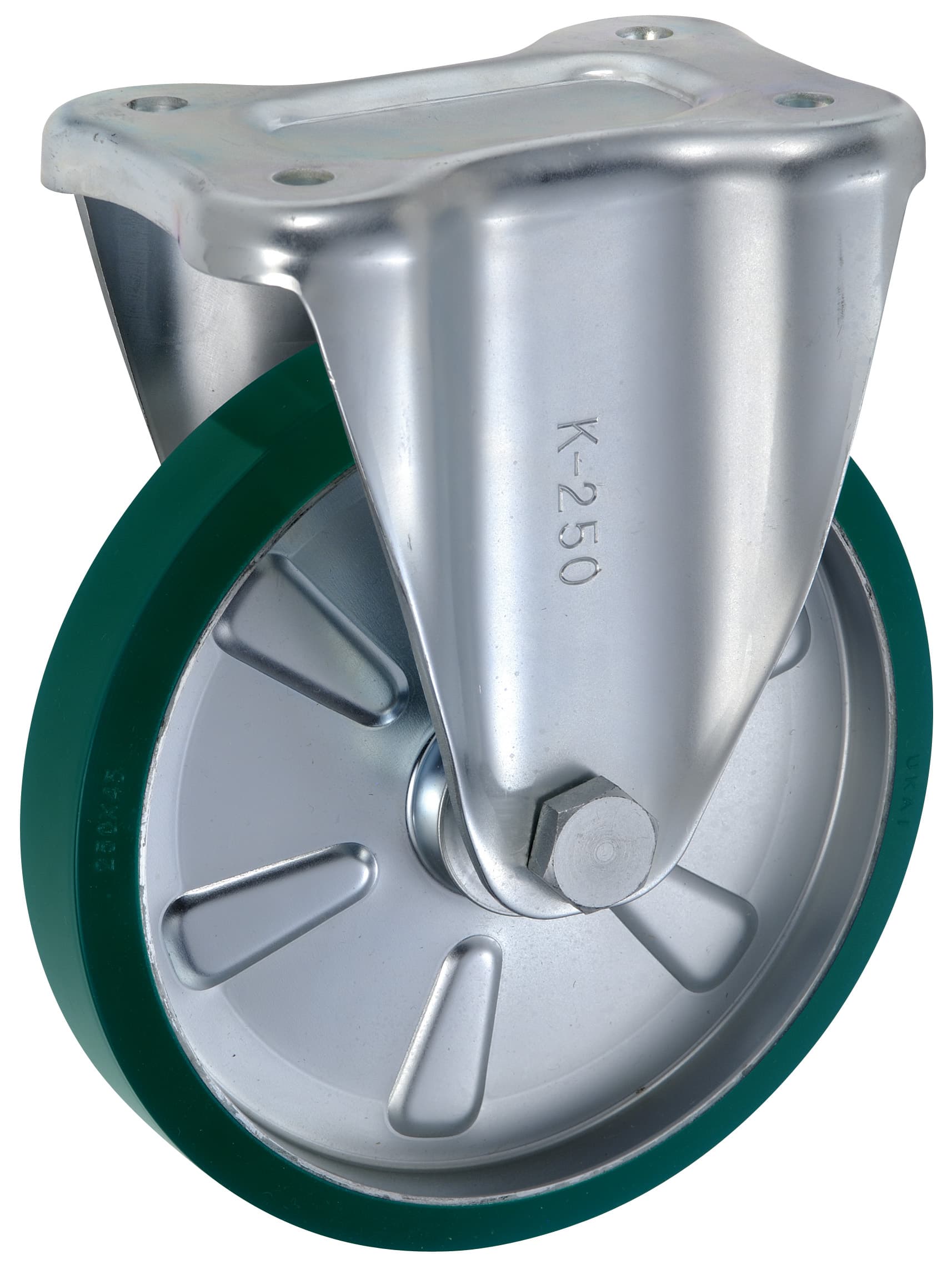 Bánh Xe PU Cố Định Không Phanh D250 UKAI SUIK-250