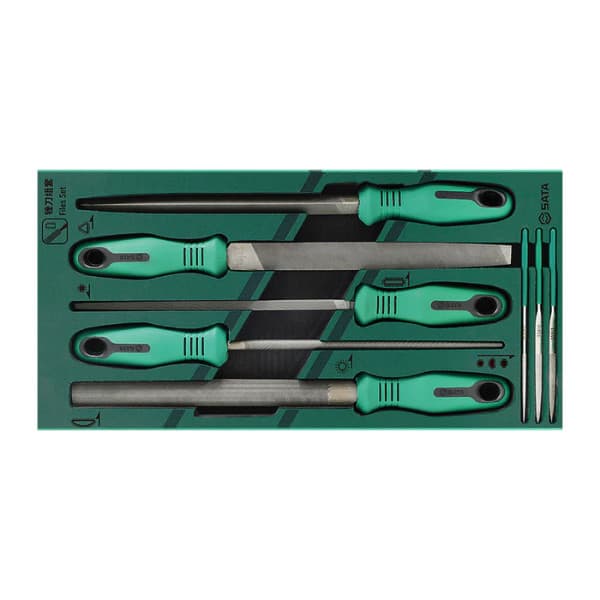 Bộ Dũa Bằng Thép 8 Chi Tiết Sata 09910A
