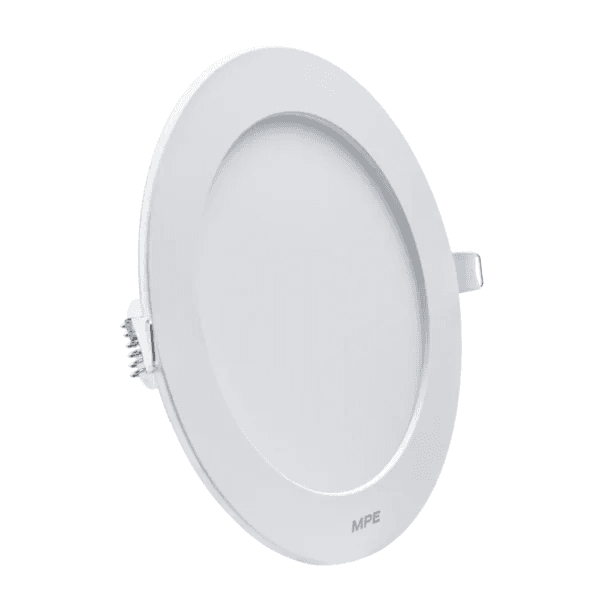 Led Panel Âm Trần Nhựa Mặt Tròn 12W Ánh Sáng Trắng MPE RPL3-12T