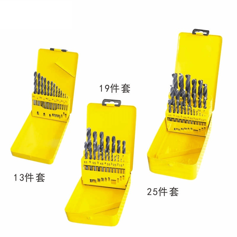 Bộ 19 Chi Tiết Mũi Khoan Xoắn Chuôi Thẳng 1-10 mm Bosi BS532219