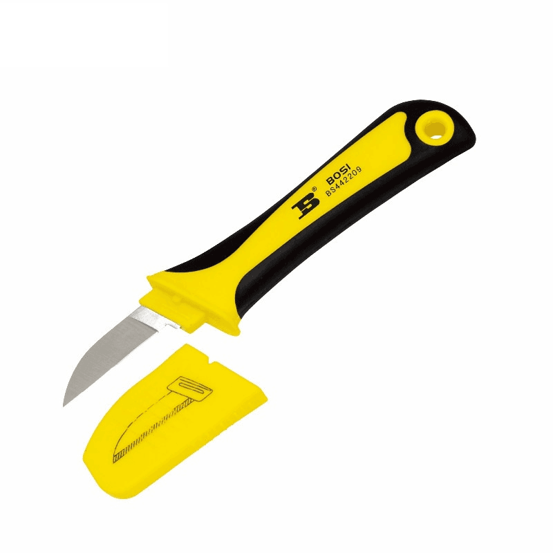 Dao Gọt Cáp Điện Lưỡi Thẳng 180 mm Bosi BS442209