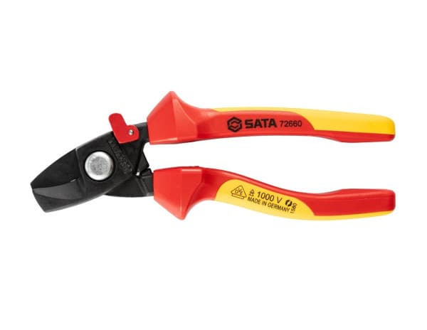 Kìm Cắt Cáp Cách Điện 7" SATA 72660