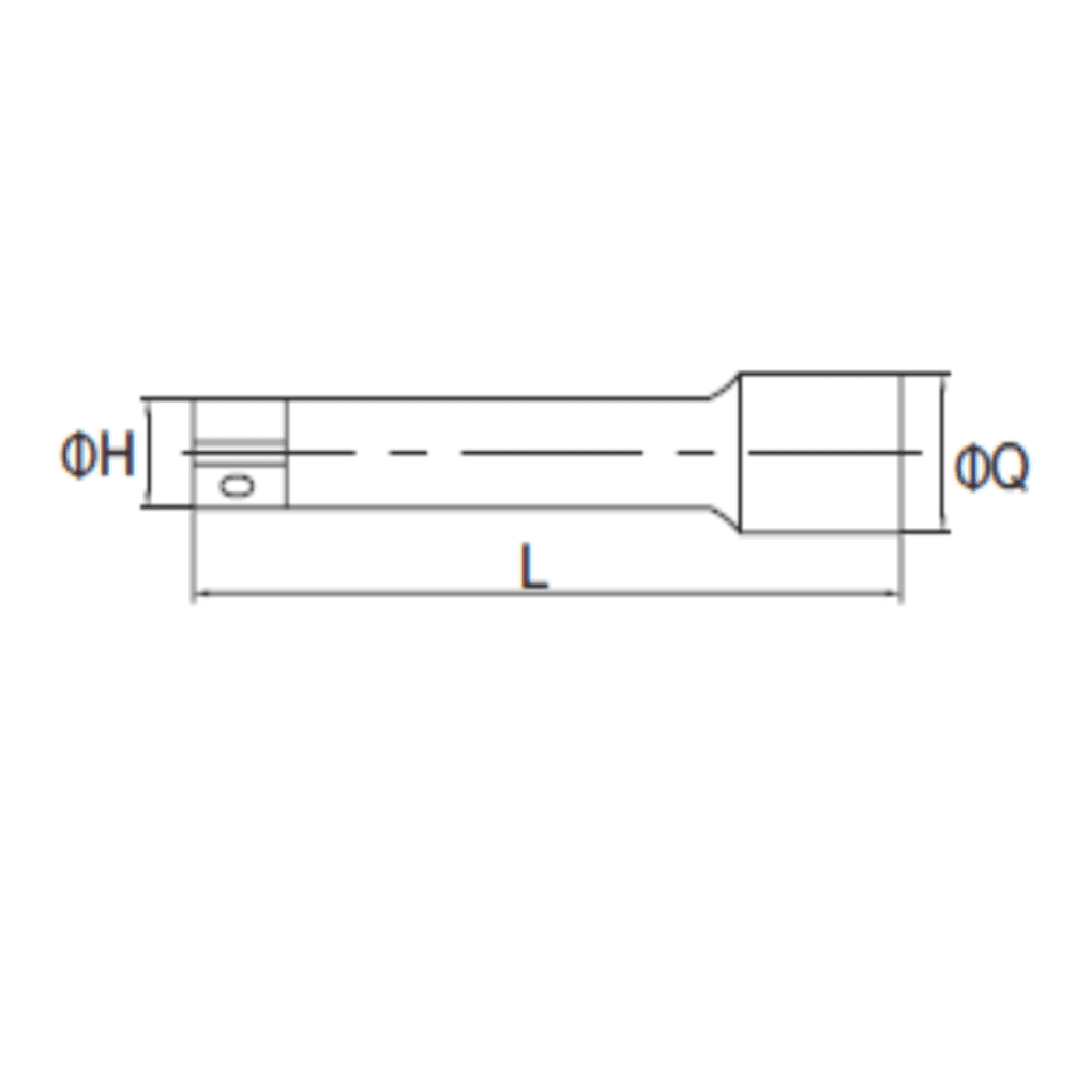 Bản vẽ kỹ thuật Thanh Nối Dài Dr.3/4 - 4 inch SATA 16902