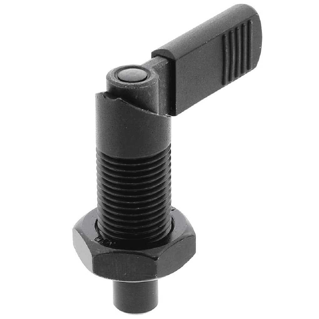 Indexing Plungers Fine Thread Lever Cap With Lock Nut M16x1.5 - 6mm SPXVBK16-6