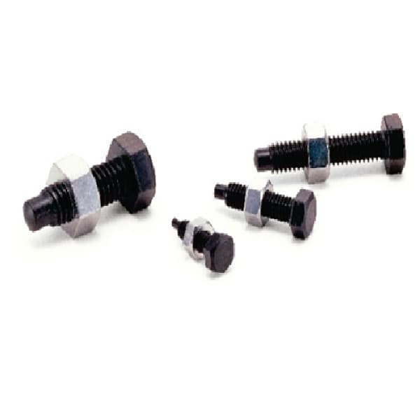 Bulong Dừng Kèm Tán Mạ Đen Đuôi Bầu M4x25 NBK Dòng SSB A