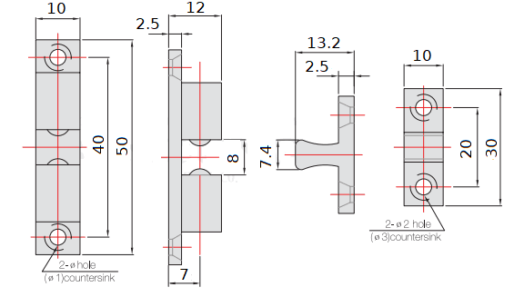 Bản vẽ kỹ thuật Chốt Bi Ball Catch Buyoung BY10-5