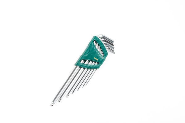 Bộ Lục Giác Đầu Bi Chữ L Dài 1.5–6 mm 7 Chi Tiết Sata 09109