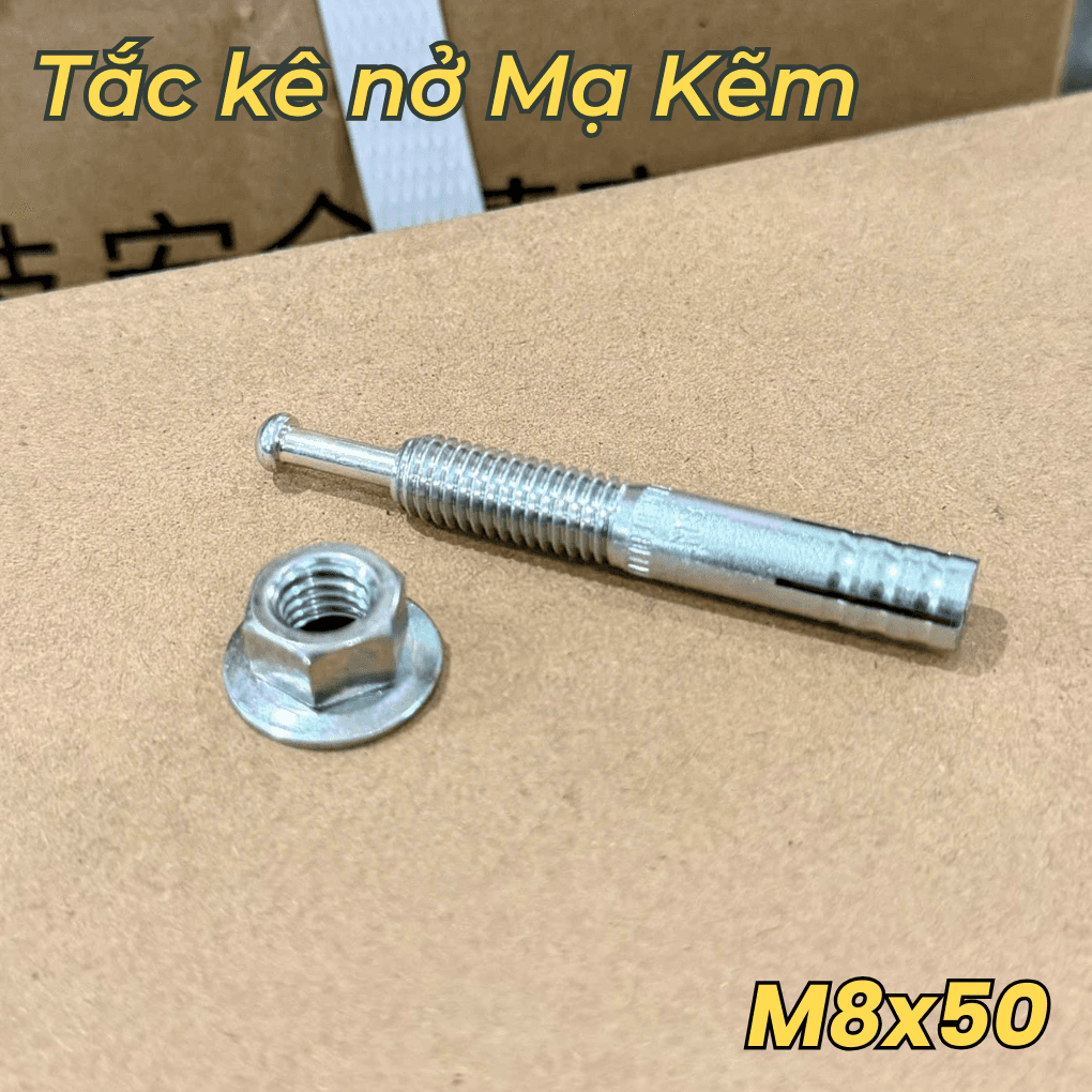 Tắc Kê Nở Đinh Sanko Thép Mạ Kẽm M8x50