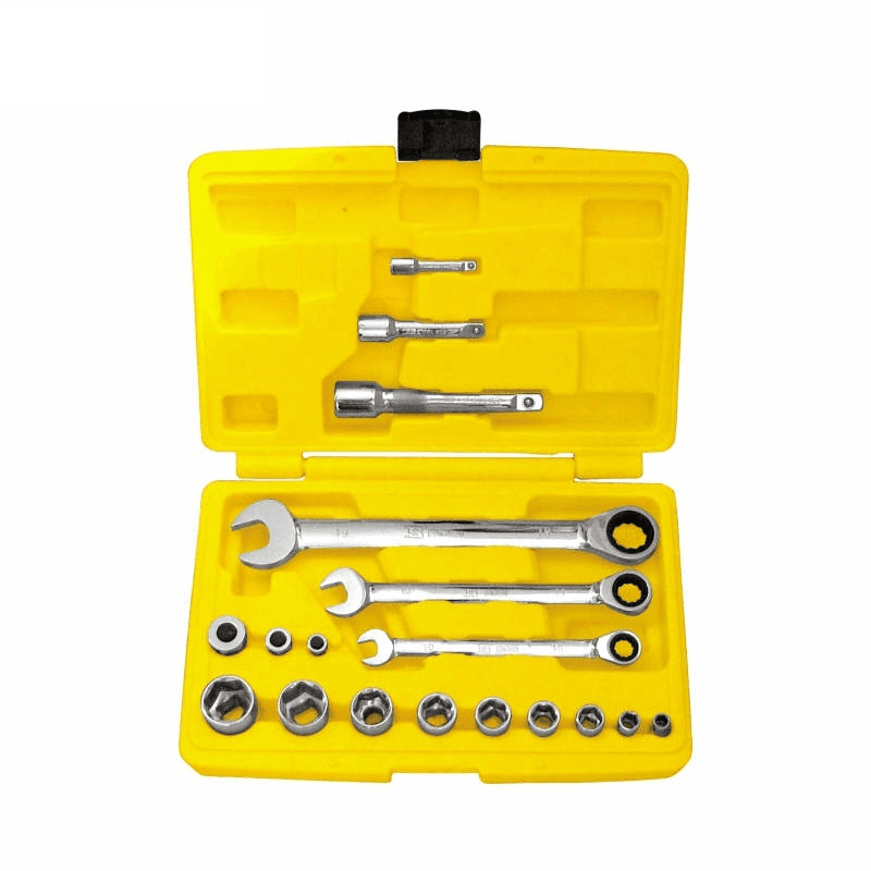 Bộ Cờ Lê Vòng Miệng Tự Động 18 Chi Tiết Bosi BS401118