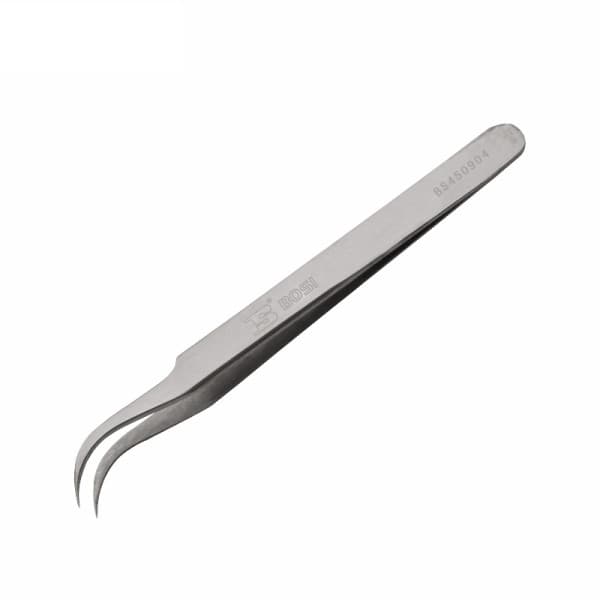 Nhíp Inox Mũi Cong 120x9x2 mm Bosi BS450904