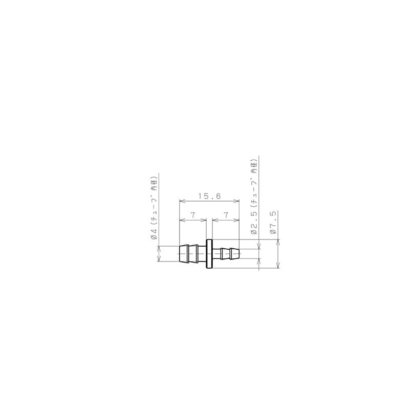 Bản vẽ kỹ thuật Đầu Ngạnh Nối Ống Dạng Nối Giảm Pisco LG-0640-0425
