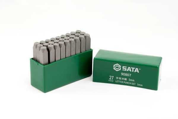 Bộ Đục Đánh Dấu Chữ Cái A-Z (27 Chi Tiết) 4 mm SATA 90806