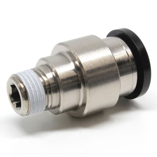 Đầu Nối Nhanh Khí Nén Thẳng Phi 10mm Ren Ngoài R1/8 Pisco POC10-01