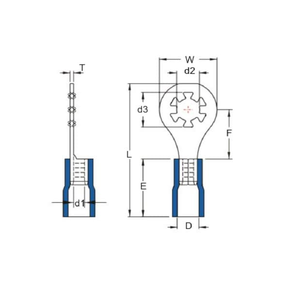 Đầu Cosse Tròn KST STRN1-4