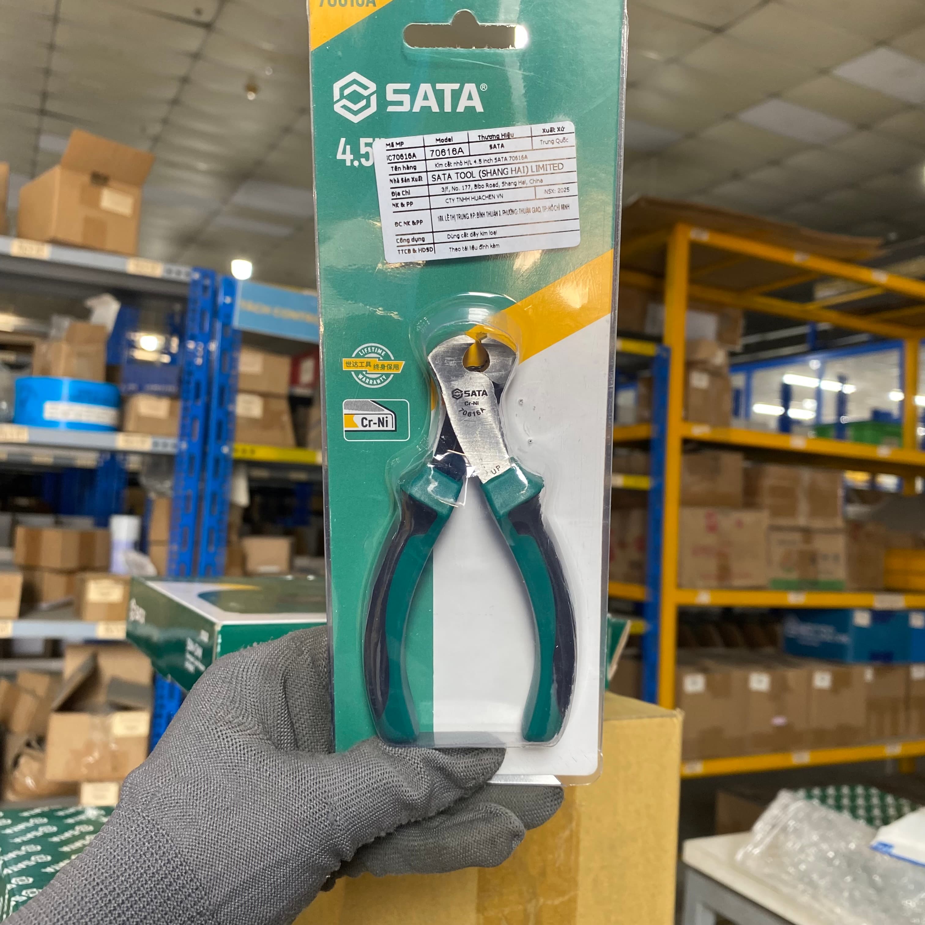 Kìm Càng Cua 4.5" SATA 70616 A