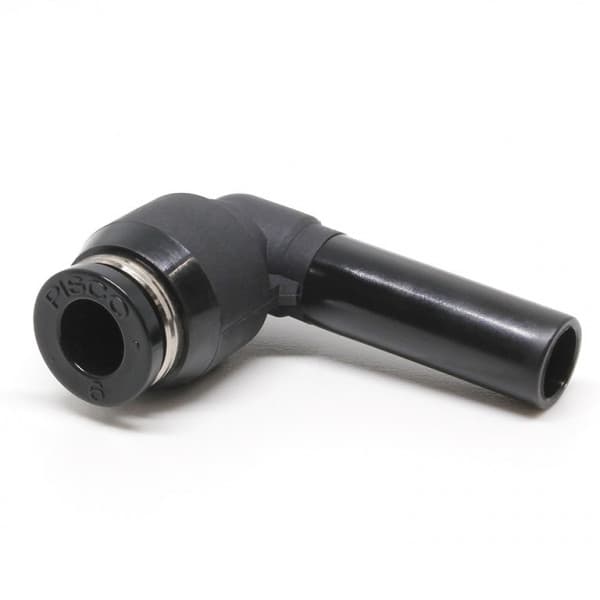 Đầu Nối Nhanh Khí Nén Giữa Ống Khí Và Fitting Dạng Nối Giảm Cong 90° Pisco PLGJ8-6W