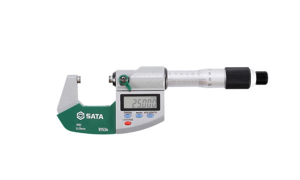Thước Panme Điện Tử 0–25 mm SATA 91534