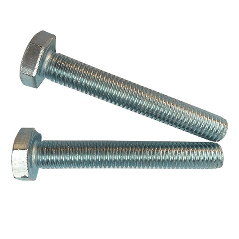 Bulong Mạ Kẽm Trắng Cr3+ 8.8 DIN961 M10x1.25x40 Ren Nhuyễn
