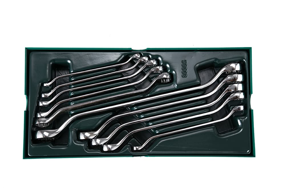 Bộ Khay Cờ Lê Hai Đầu Vòng 10 Chi Tiết 6–27 mm SATA 09905