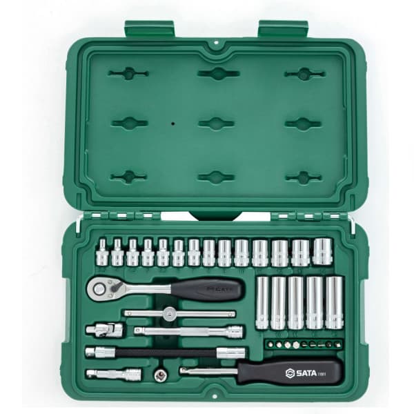 Bộ Đầu Tuýp 36 Chi Tiết 1/4 inch - Hệ Mét SATA 09001