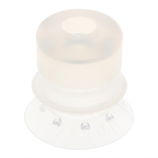 Đầu Nấm Hút Chân Không Dạng Lò Xo, Silicone, O.D 20 mm, Pisco VP20BS