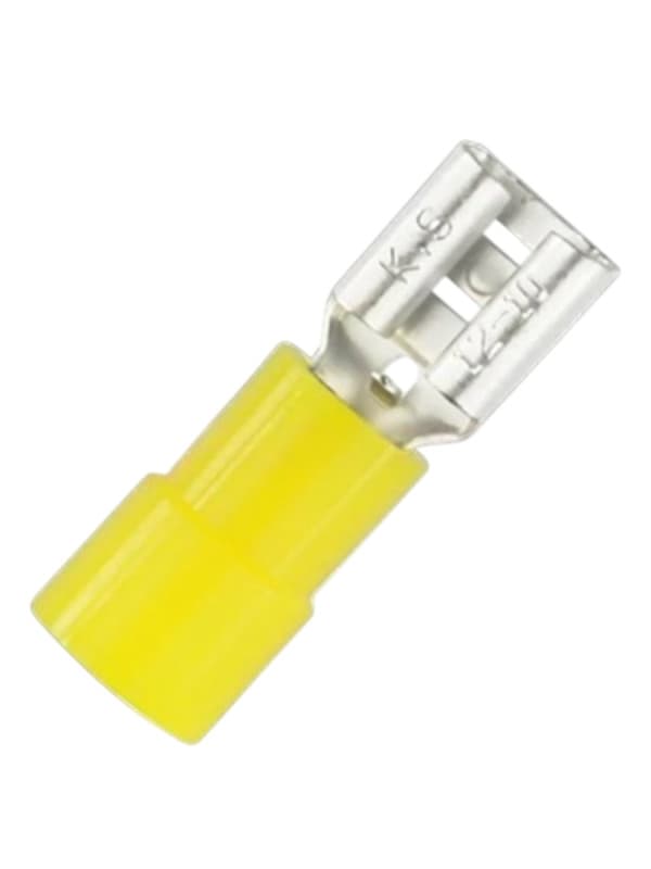 Đầu Cosse Ghim Cái Cách Điện Màu Vàng KST 5 mm2 FDNY5-250
