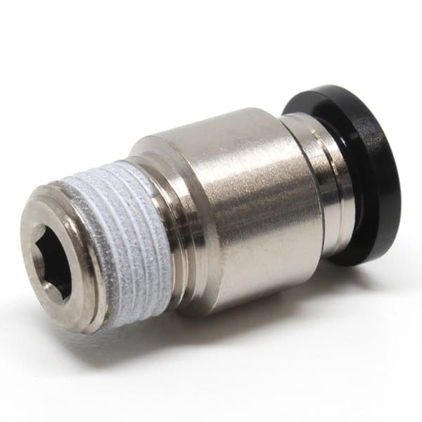Đầu Nối Nhanh Khí Nén Thẳng Phi 6mm Ren Ngoài R1/8 Pisco POC6-01