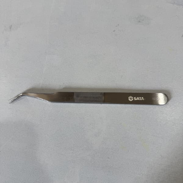 Nhíp Mũi Cong 175 mm Nhọn SATA 03153