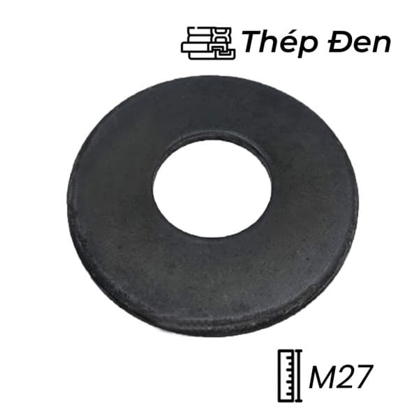 Lông Đền Phẳng Thép Đen DIN125 M27