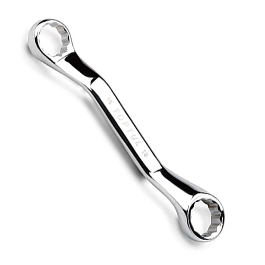 Cờ Lê 2 Đầu Vòng 45 Độ Ngắn 12x13mm Toptul AAAK1213