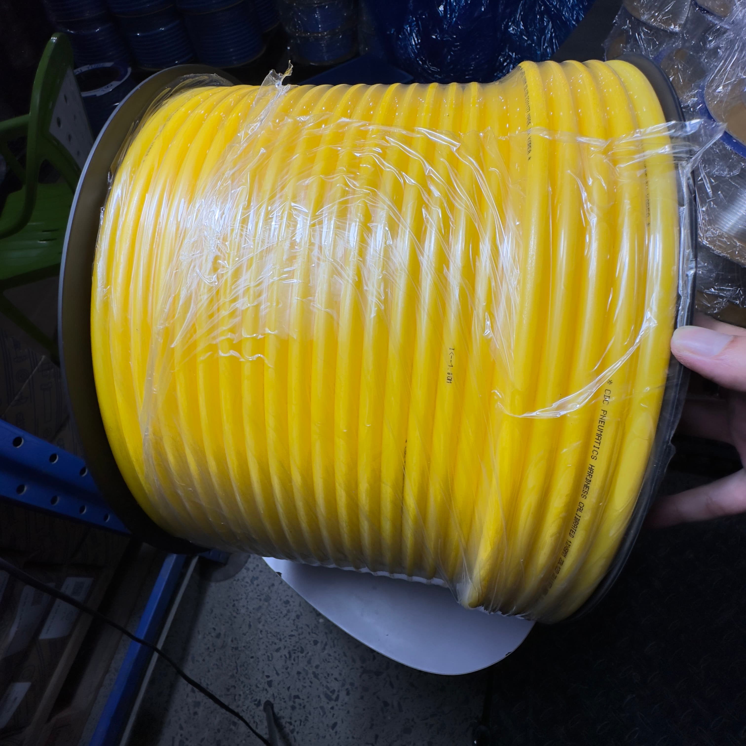 Dây Hơi Khí Nén PU Phi 12 Màu Vàng OD12 x ID8 mm CDC PU 1280 (100m)