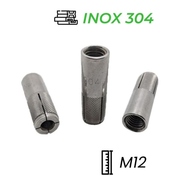 Tắc Kê Đạn Inox 304 M12