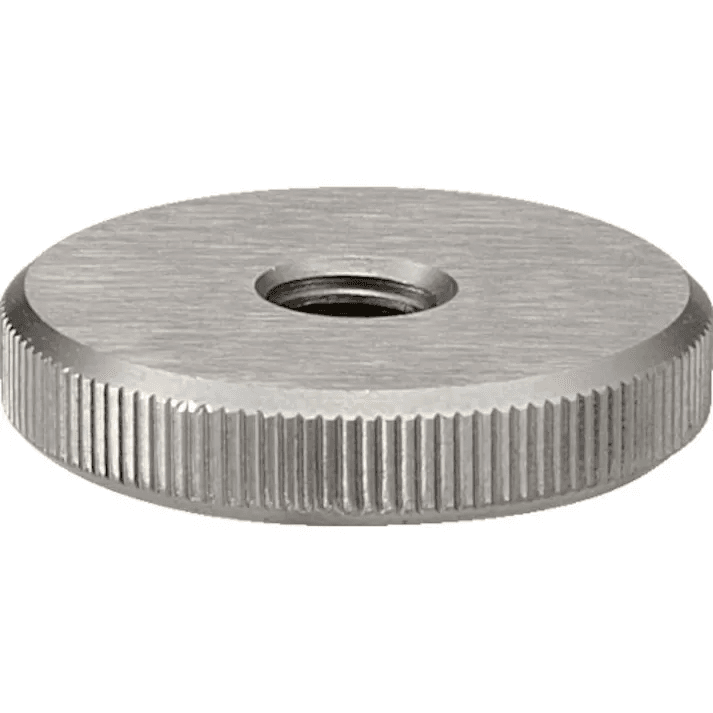 Núm Vặn Tròn Khía Inox Ren Trong OD12 M3 NBK Dòng KUFS