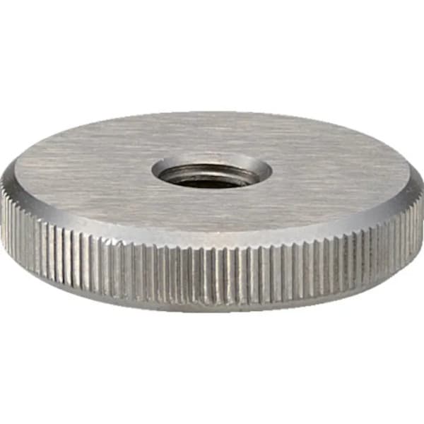 Núm Vặn Tròn Khía Inox Ren Trong OD12 M3 NBK Dòng KUFS