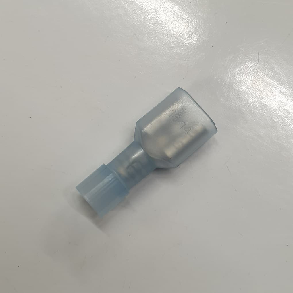 Đầu Cosse Ghim Cái Cách Điện Toàn Phần Nylon 1.5-2.5mm2 KST Màu Xanh Dương FDFN2-250-CLEAR