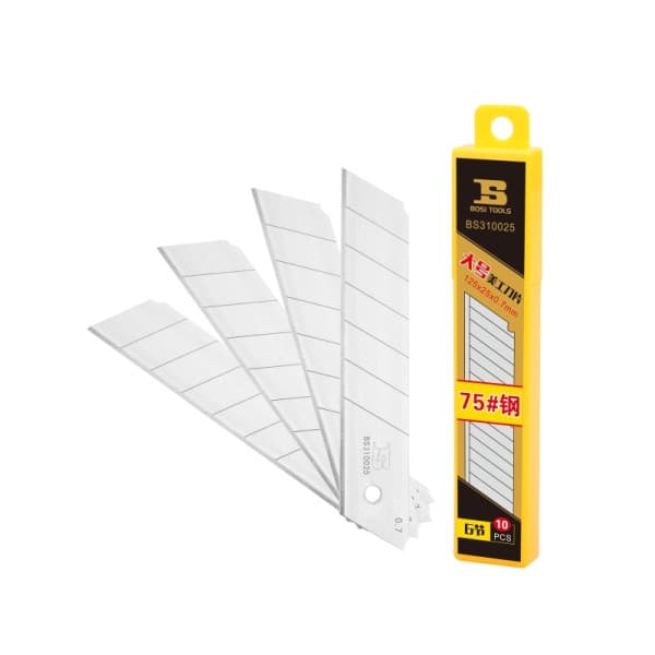 Hộp Lưỡi Dao Rọc Giấy Tải Nặng 25 mm Bosi BS310025