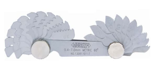 Dưỡng Đo Ren Hệ Inch 60 Độ Và Hệ Inch 60 Độ 0.4-7.0mm, 4-42TPI INSIZE 4820-552