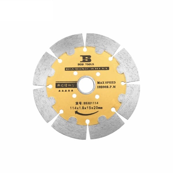 Lưỡi Cắt Mở Rãnh Tường 114x1.8x20 mm Bosi BS301114
