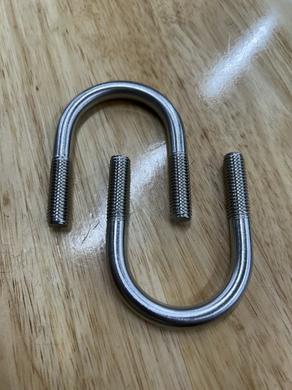 Cùm U Inox 304 DN32 M10x42-73mm