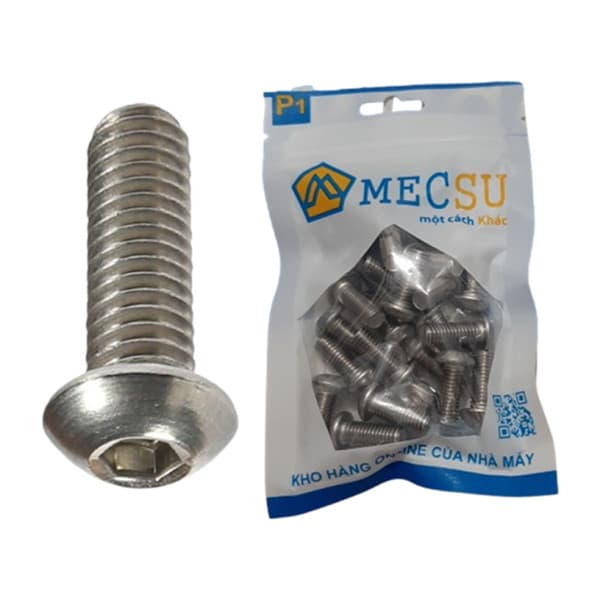 Lục Giác Chìm Mo Inox 316 ISO7380 M5x10 (50Cái/Bịch)