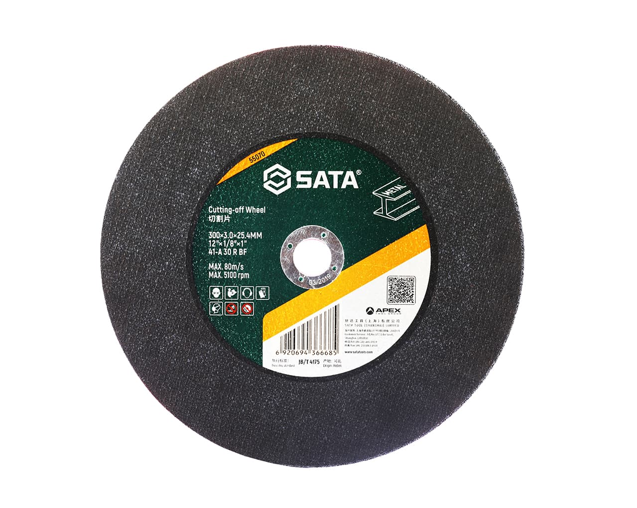 Đá Cắt Kim Loại 300×3.0×25.4 mm SATA 55070