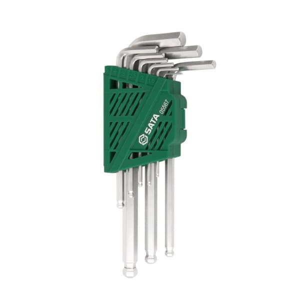 Bộ Lục Giác Bi Loại Dài 9 Chi Tiết SATA 05567