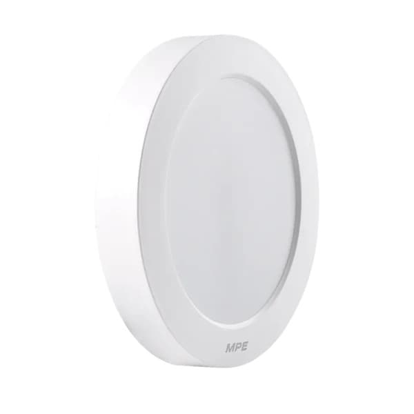 Led Panel Ốp Nổi Nhôm Mặt Tròn 12W Ánh Sáng Trắng MPE SRPL2-12T
