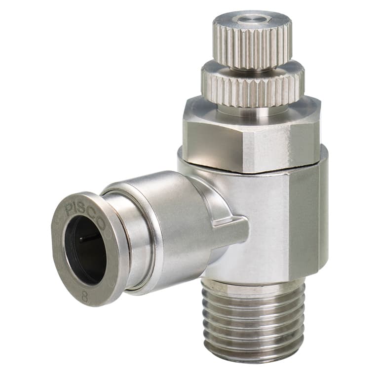Van Tiết Lưu Khí Nén Inox 316 Pisco SSJSC12-03A