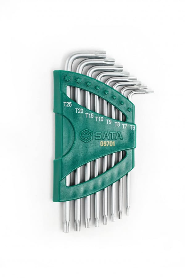 Bộ Cây Vặn Lục Giác Sao Loại Dài 8 Chi Tiết SATA 09701