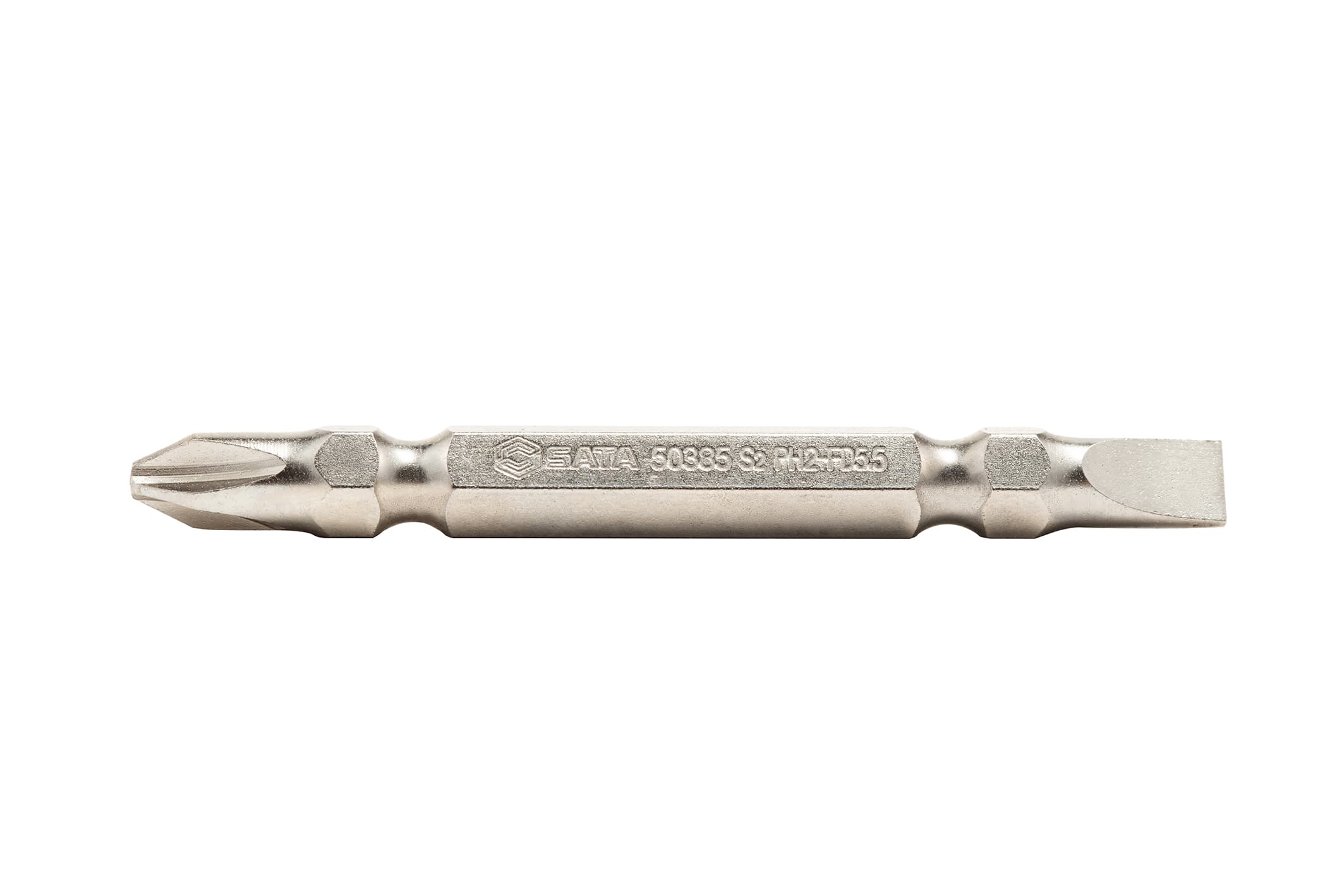 Bộ Mũi Vít 2 Đầu Dẹp - Bake 5 Chi Tiết 1/4 inch Ph2–5.5 mm SATA 59385