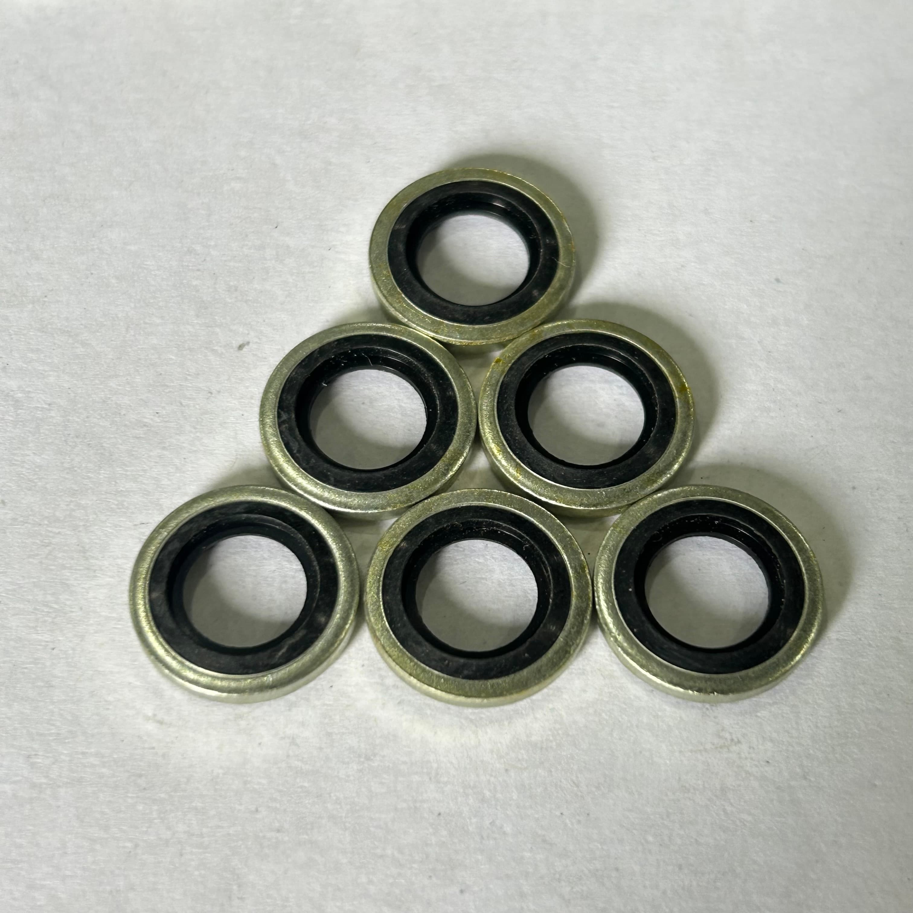 Lông Đền Dầu (Bonded Seal) Cao Su NBR D1/8" (ID10.37xOD15.88x2.0)