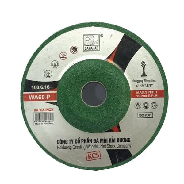 Đá Mài Bavia (Màu Xanh - Nhãn Bạc) Hải Dương 100x6x16