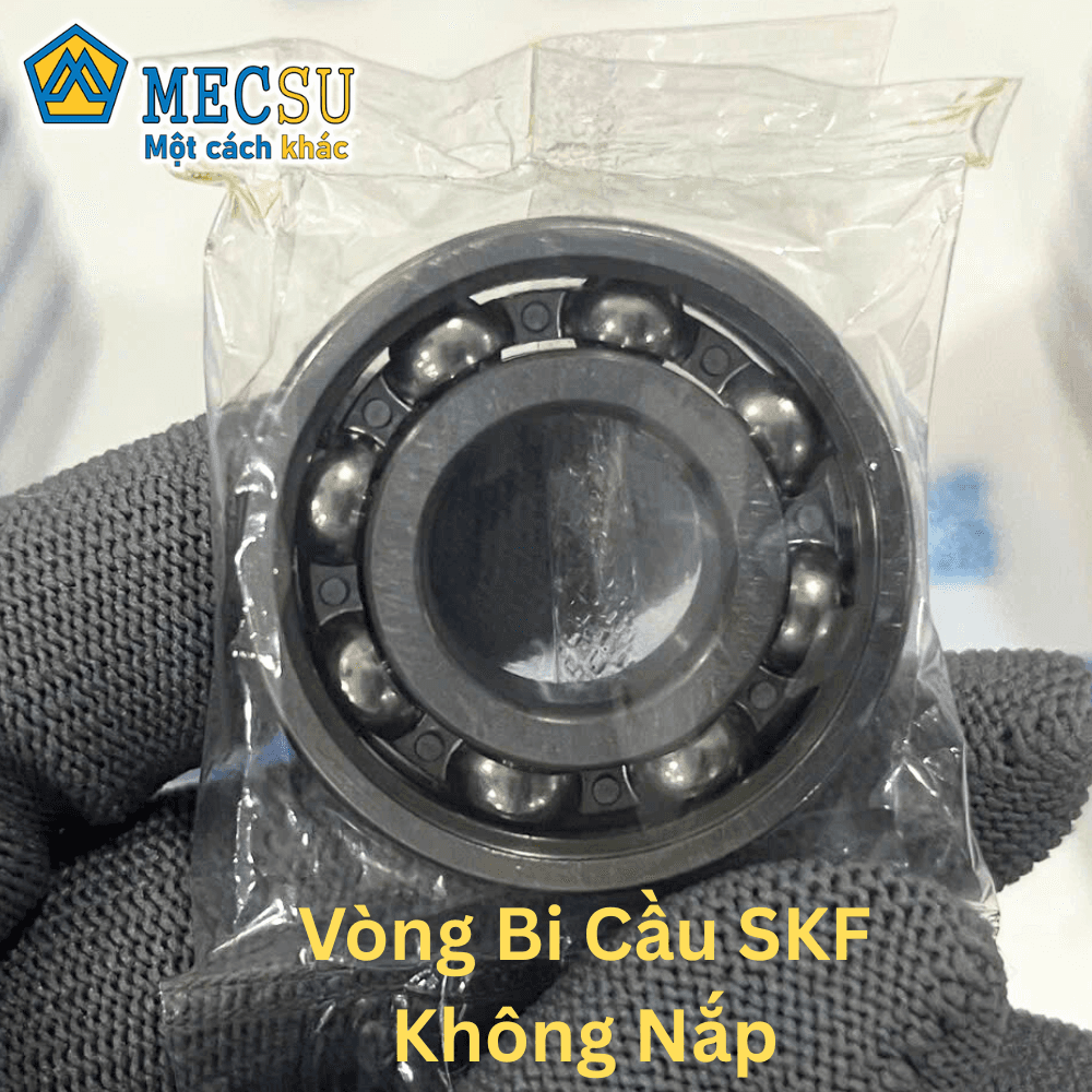 Vòng Bi Cầu Rãnh Sâu SKF 6202 (15x35x11) Không Nắp